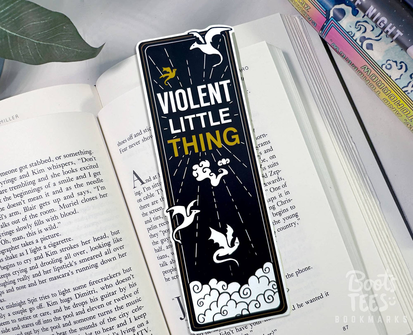 BootsTees - Fourth Wing Bookmark, 6" 4th Wing Quote Bookish Accessories