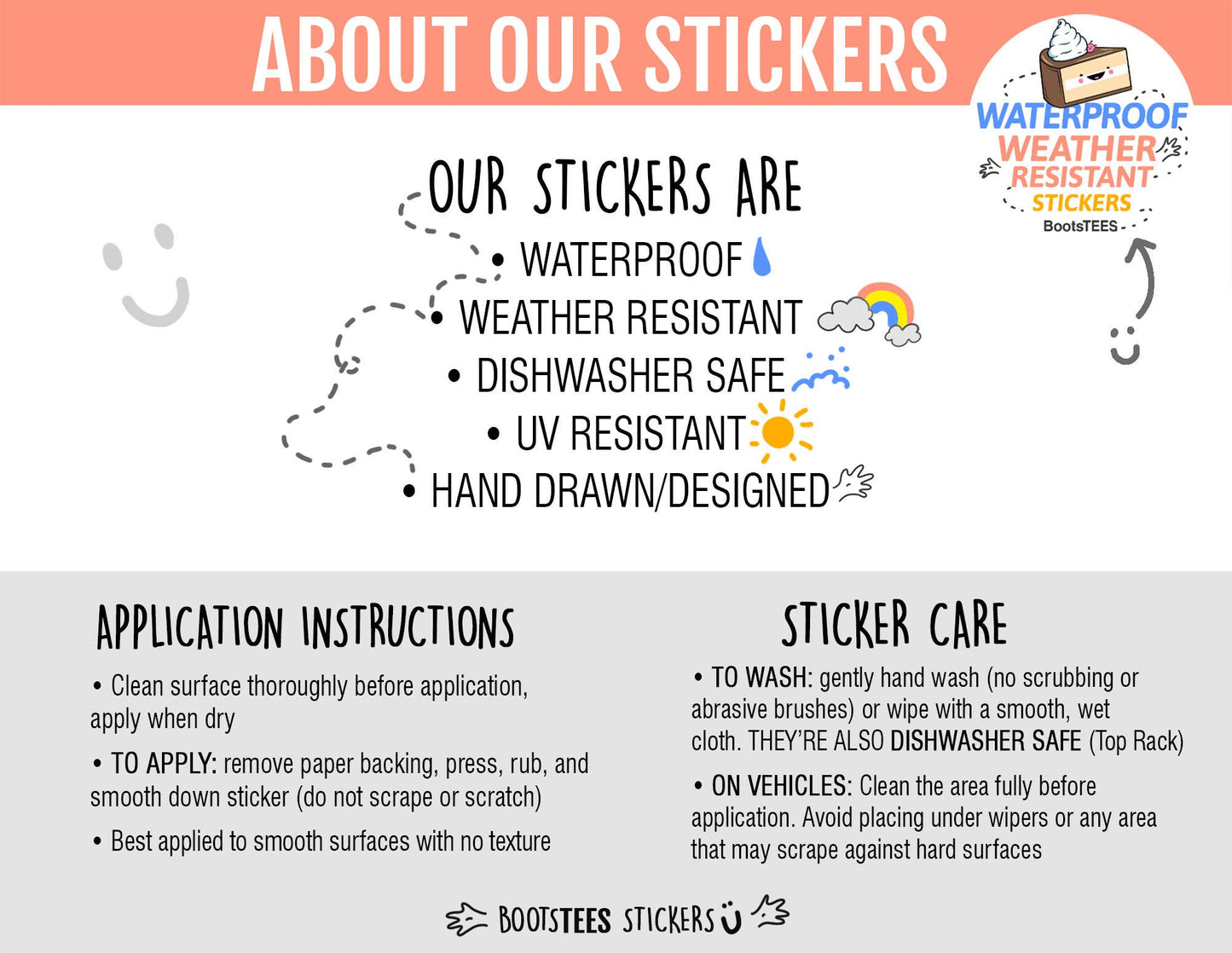 BootsTees - Funny Bookish Quote Sticker, 3" Waterproof Reading Trope