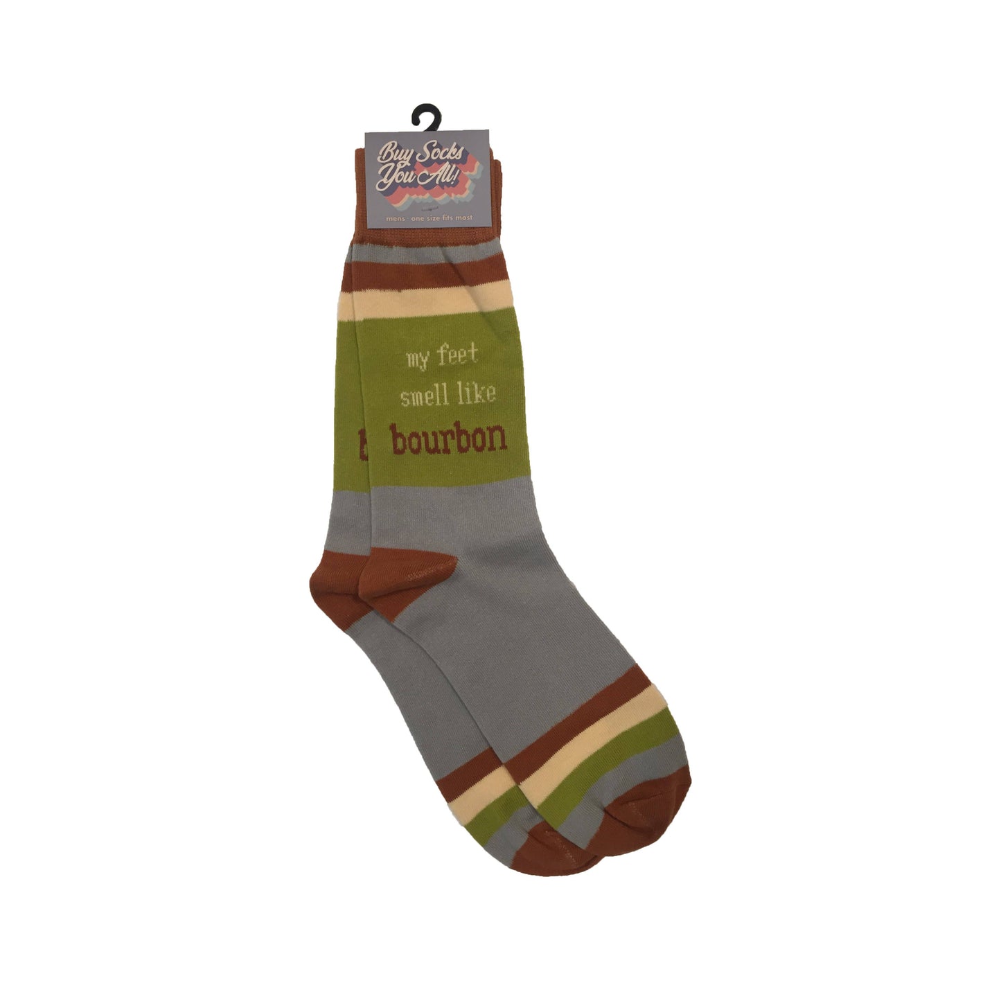 Buy Socks You All - My Feet Smell Like Bourbon Men's Socks