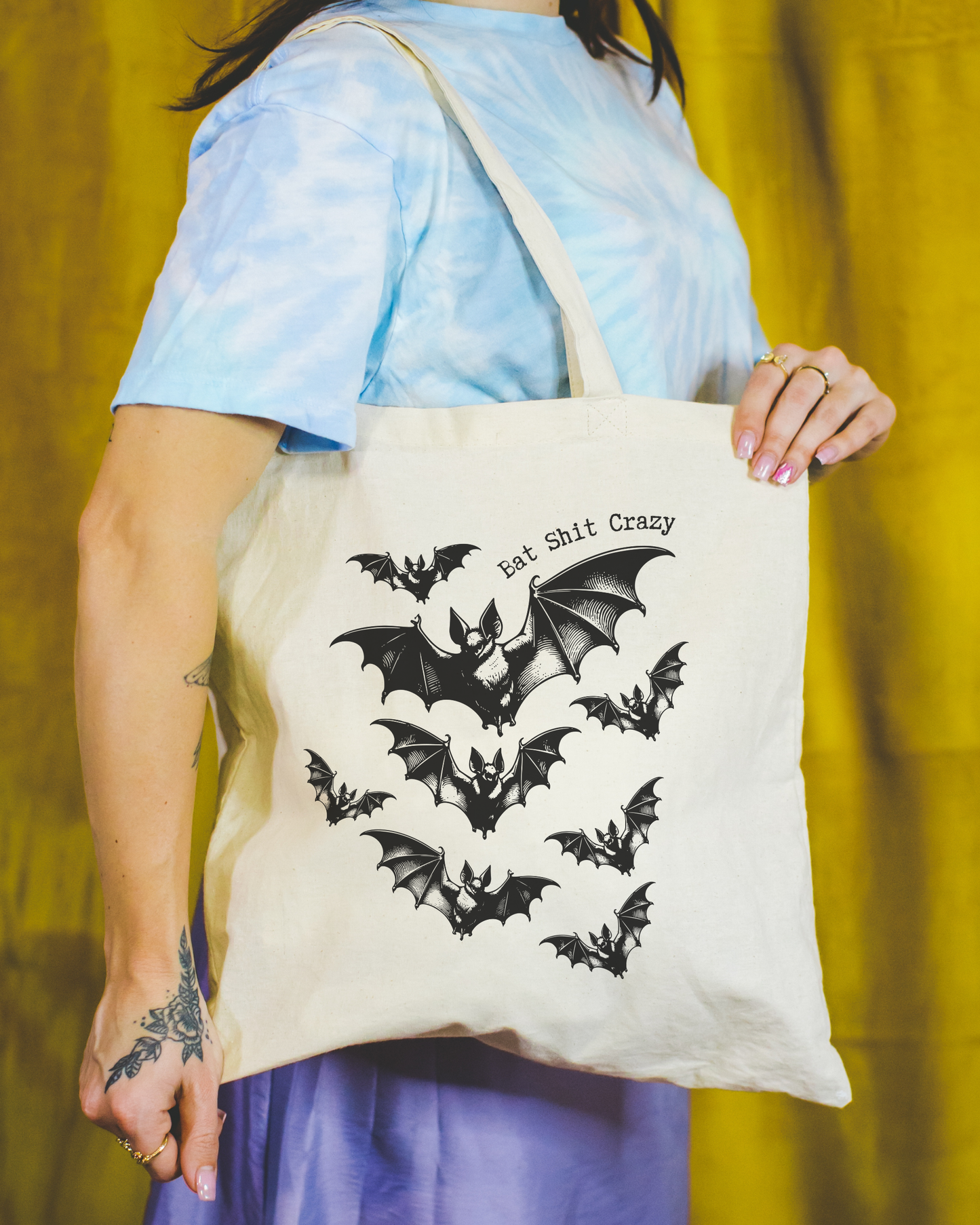 256 Craft Co - Bat Shit Crazy Tote Bag
