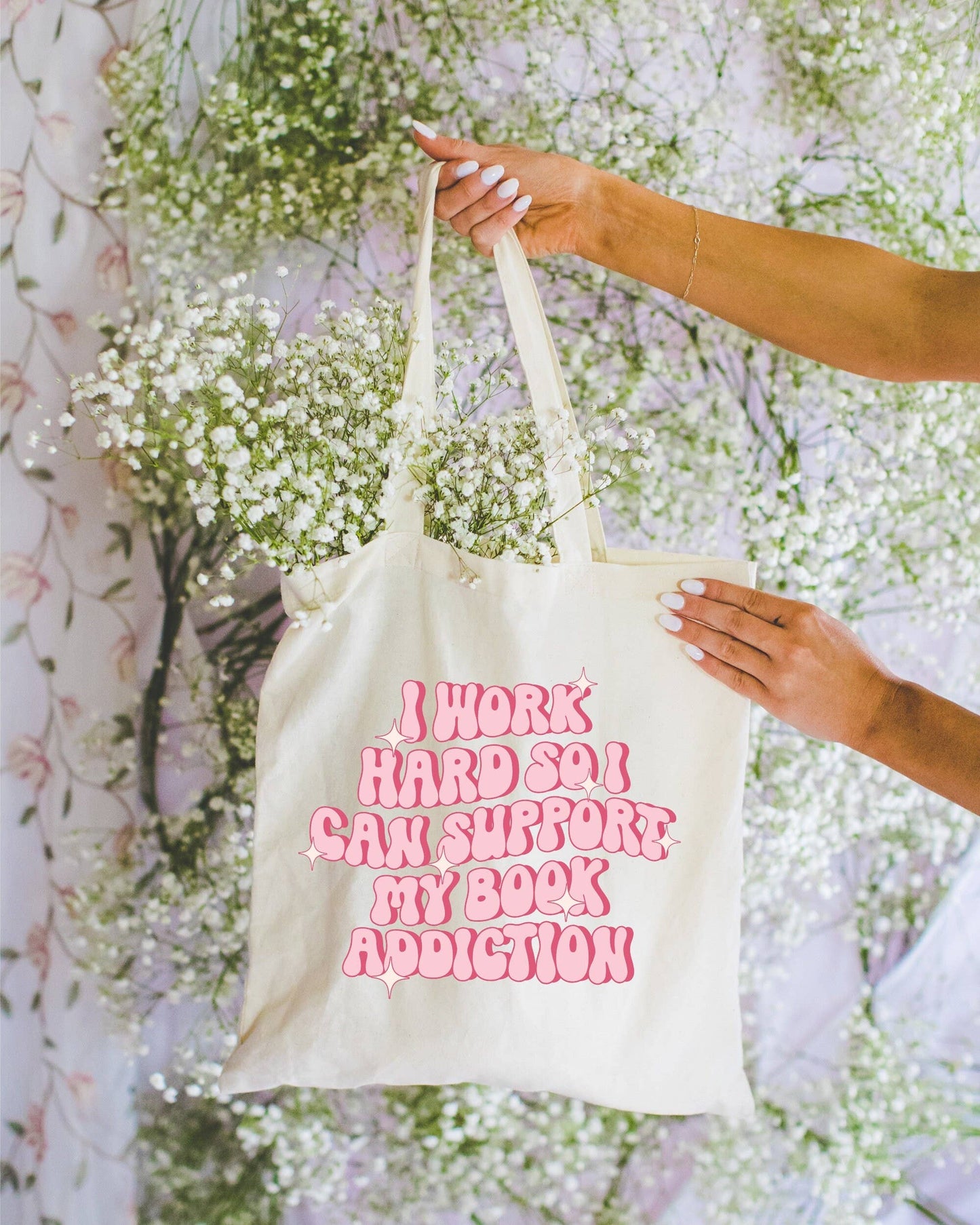 256 Craft Co - Book Addiction Canvas Tote Bag