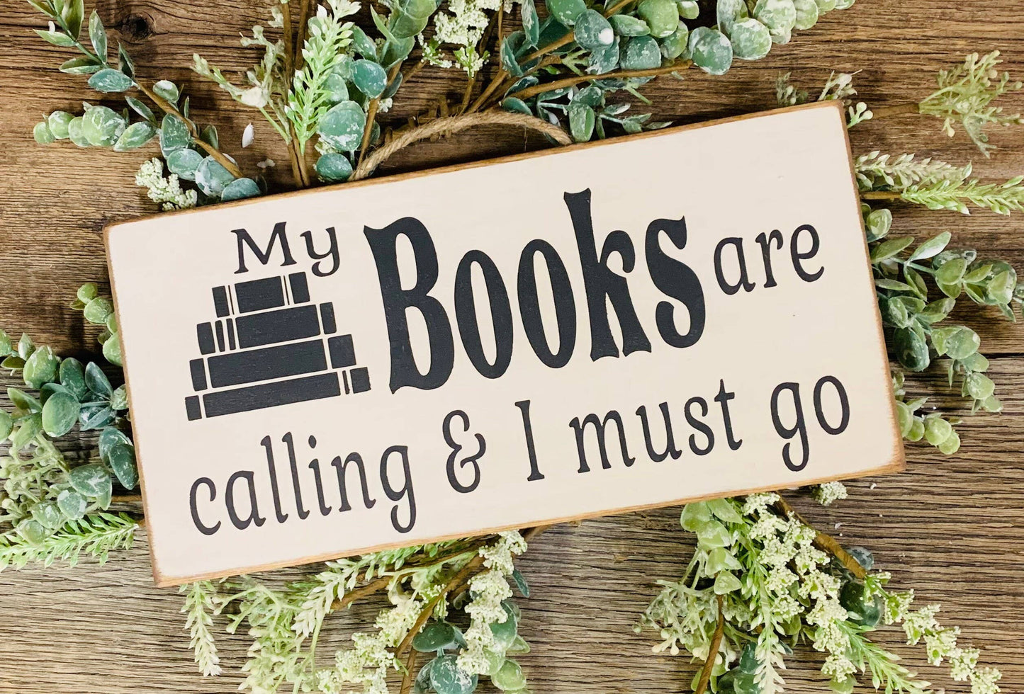 North Fork Mercantile - My Books Are Calling And I Must Go, Book Reader Gift