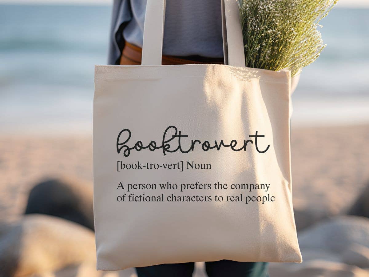 Sister Ray - Booktrovert Reading Library Canvas Tote Bag