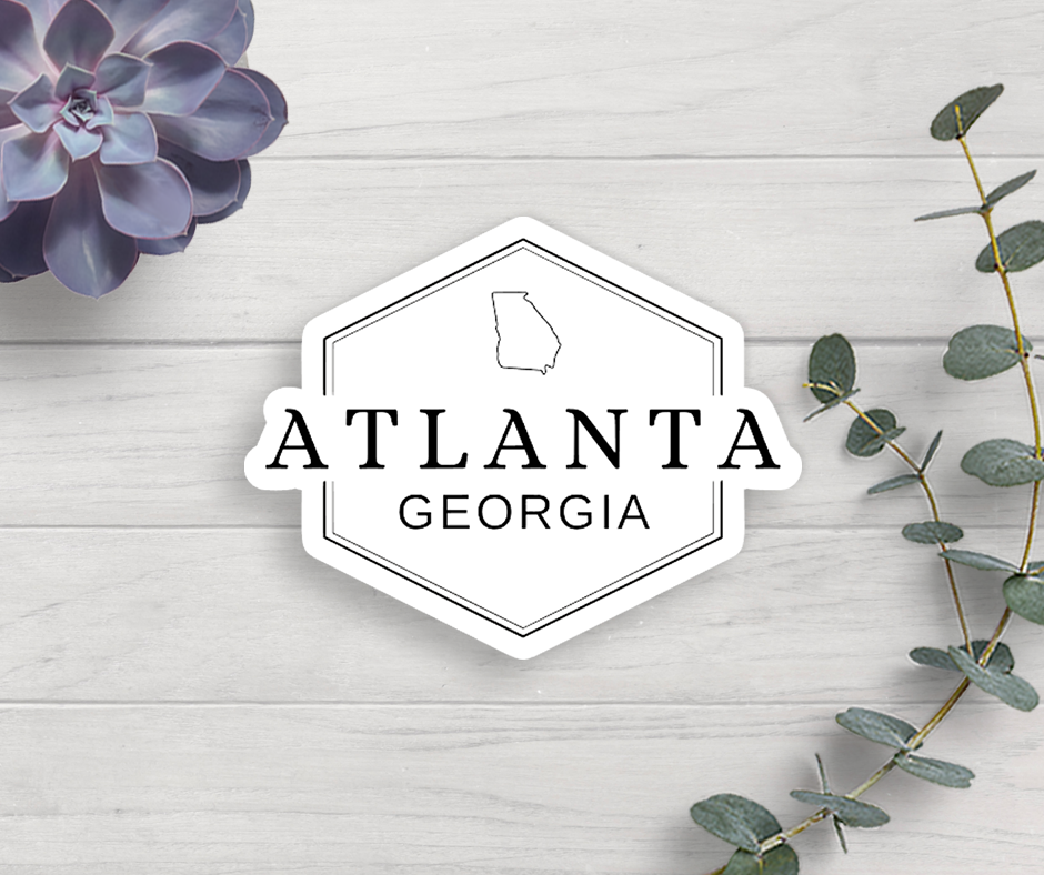 Versailles Expression Design Co - Custom City State Vinyl Sticker