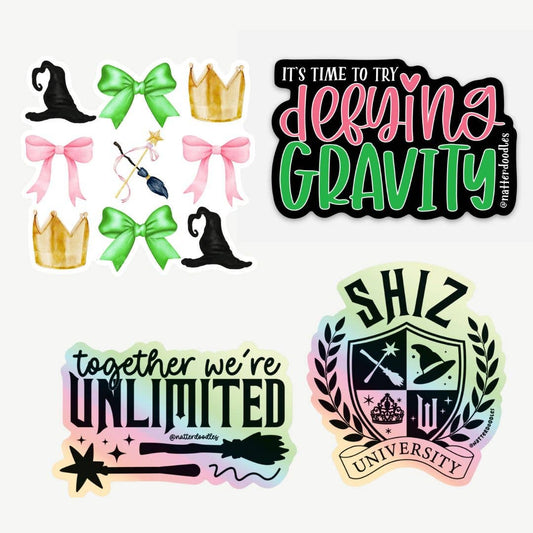 NatterDoodle - Defying Gravity Wicked Elphaba Movie Musical Vinyl Sticker