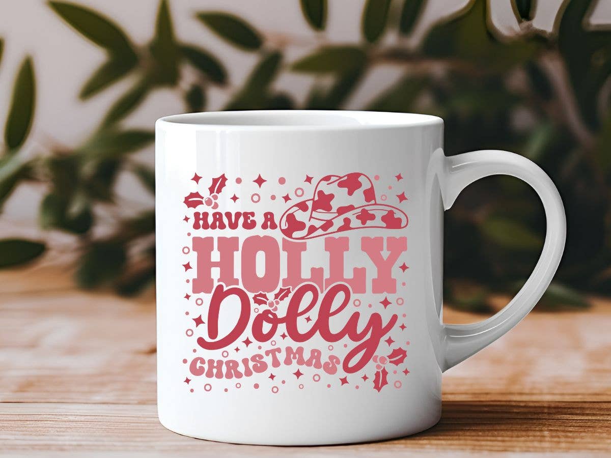 Sister Ray - Have a Holly Dolly Christmas 11 oz Coffee Mug