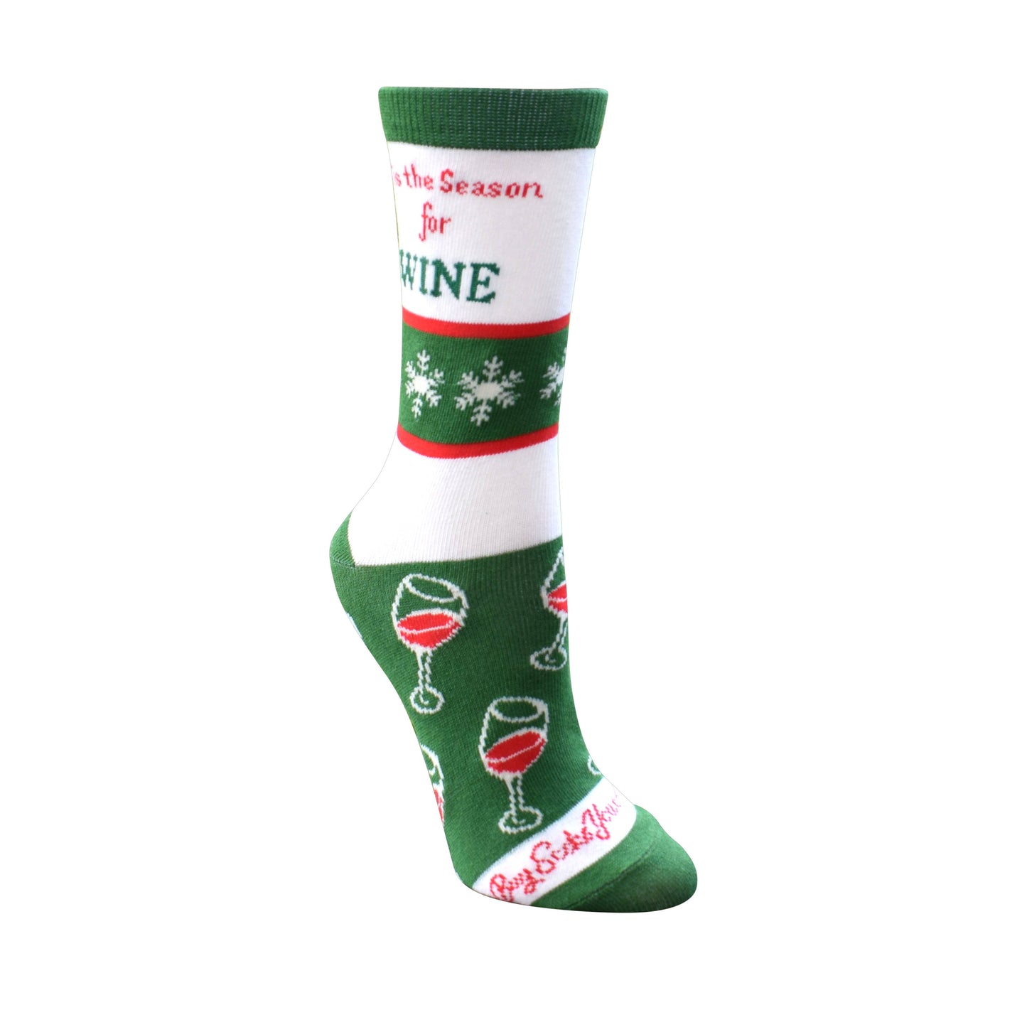 Buy Socks You All - Tis the Season for Wine Women's Socks