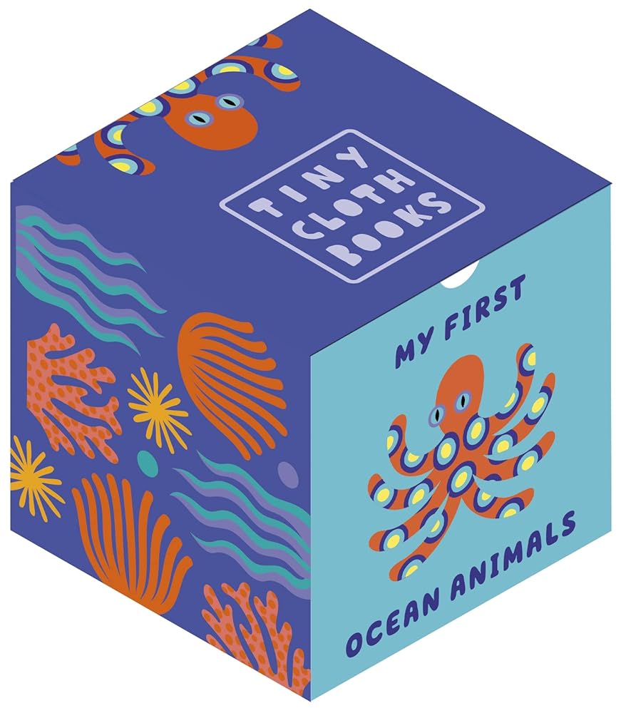 My First Ocean Animals: A Cloth Book with First Animal Words (Tiny Cloth Books) cover image