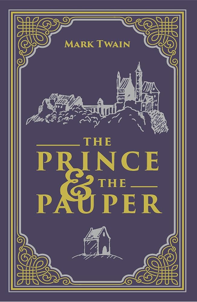 The Prince and the Pauper, Mark Twain Classic Novel, (16th Century London, Children's Literature), Ribbon Page Marker, Perfect for Gifting cover image