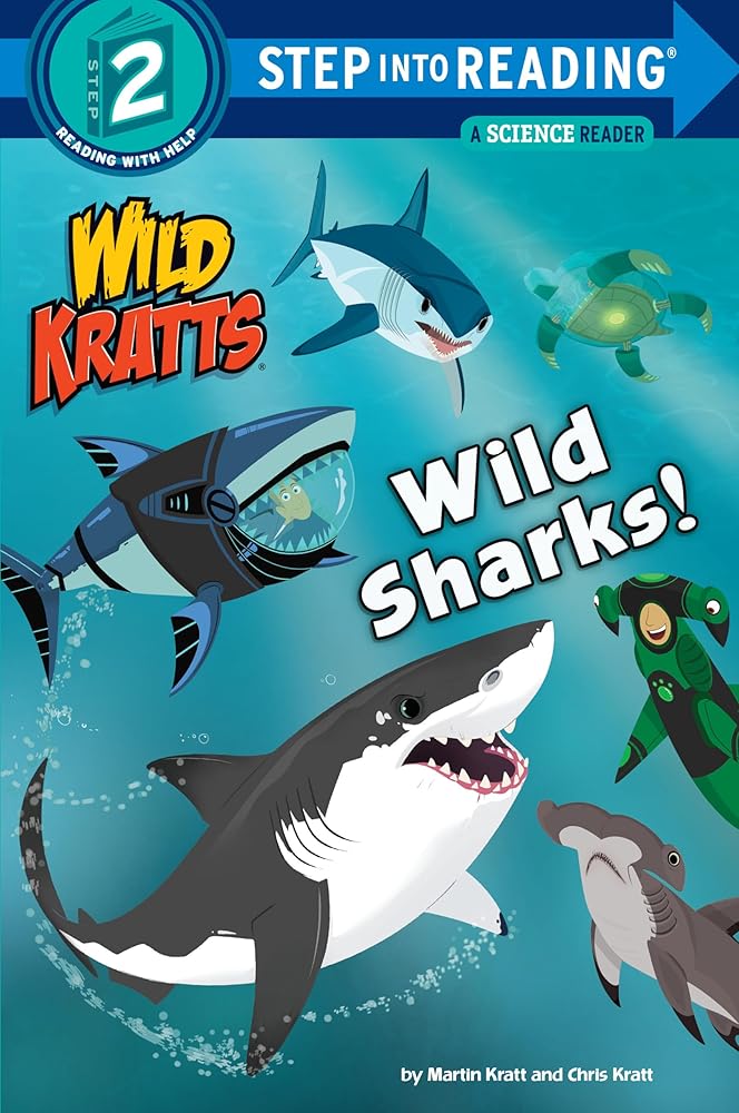 Wild Sharks! (Wild Kratts) (Step into Reading) cover image