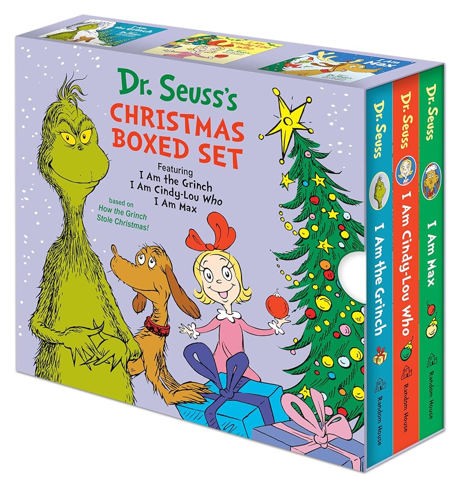 Dr. Seuss's Christmas 3-Book Boxed Set: I Am the Grinch, I Am Cindy-Lou Who; I Am Max: Based on How the Grinch Stole Christmas (Dr. Seuss's I Am Board Books) cover image