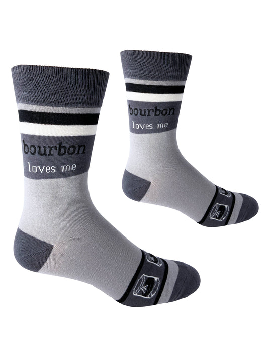 Buy Socks You All - Bourbon Loves Me Men's Socks