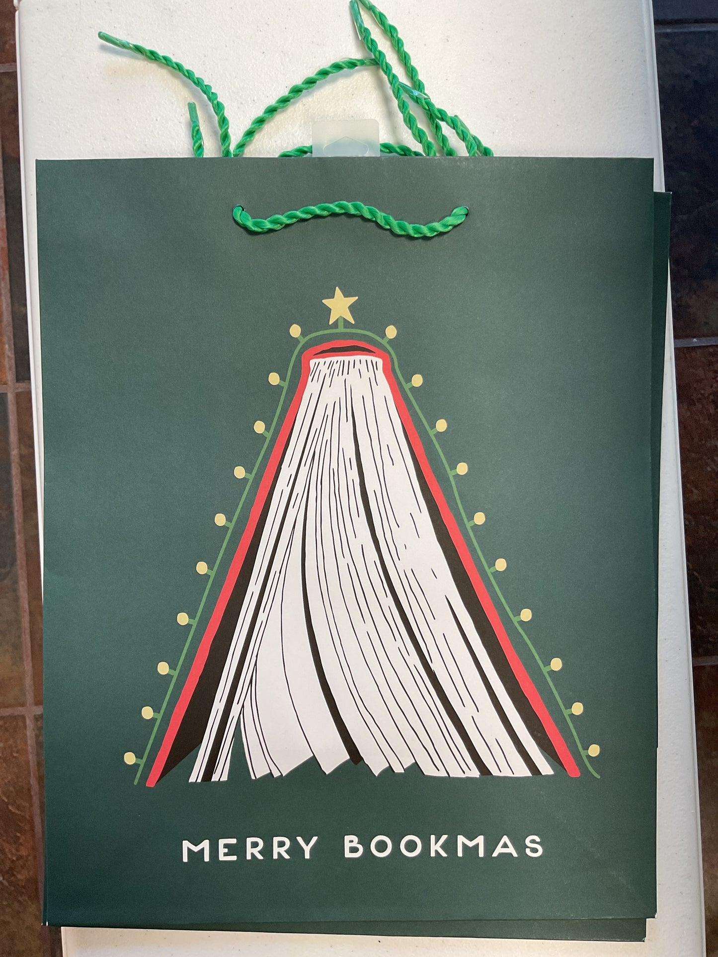 Gift bag, Merry Bookmas