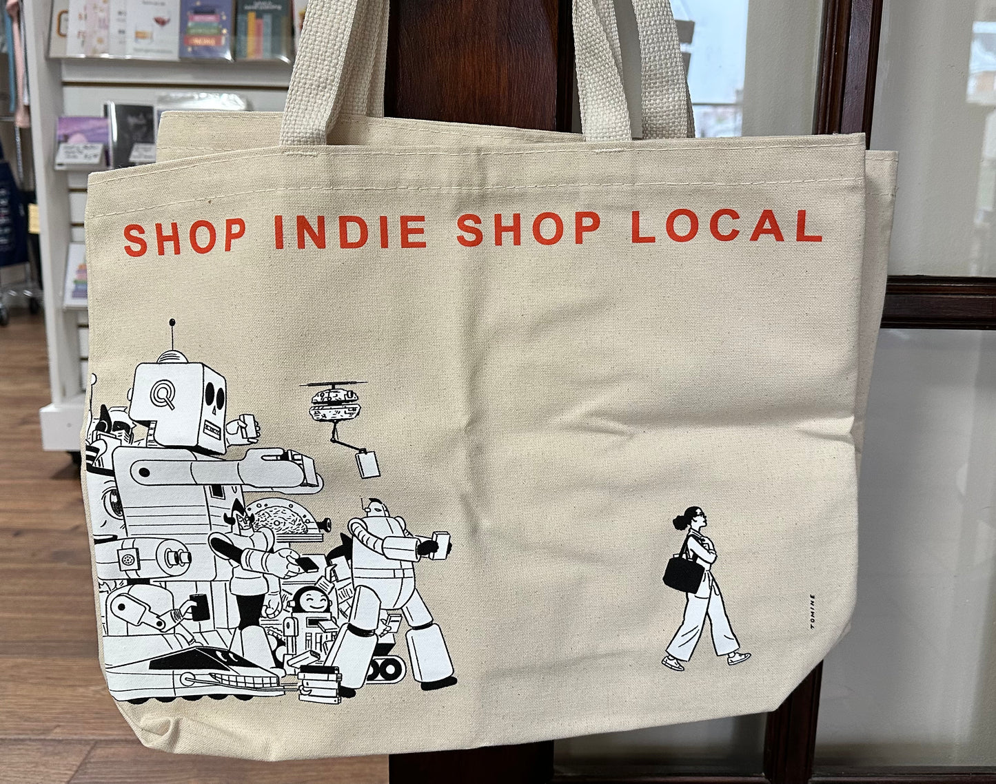 Shop Indie Shop Local tote bag