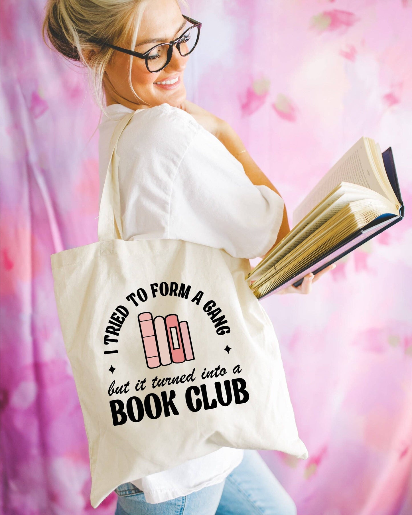 256 Craft Co - Book Club Gang Canvas Tote Bag