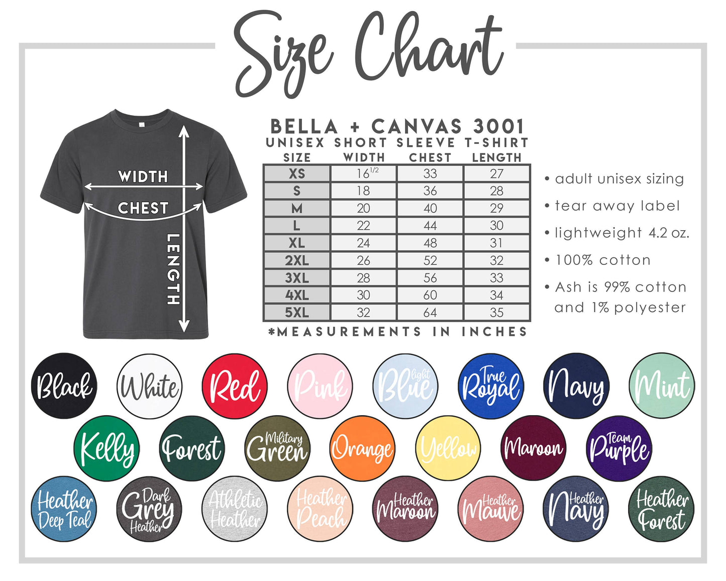 NVC Ecommerce LLC - 3001 Custom T-Shirt