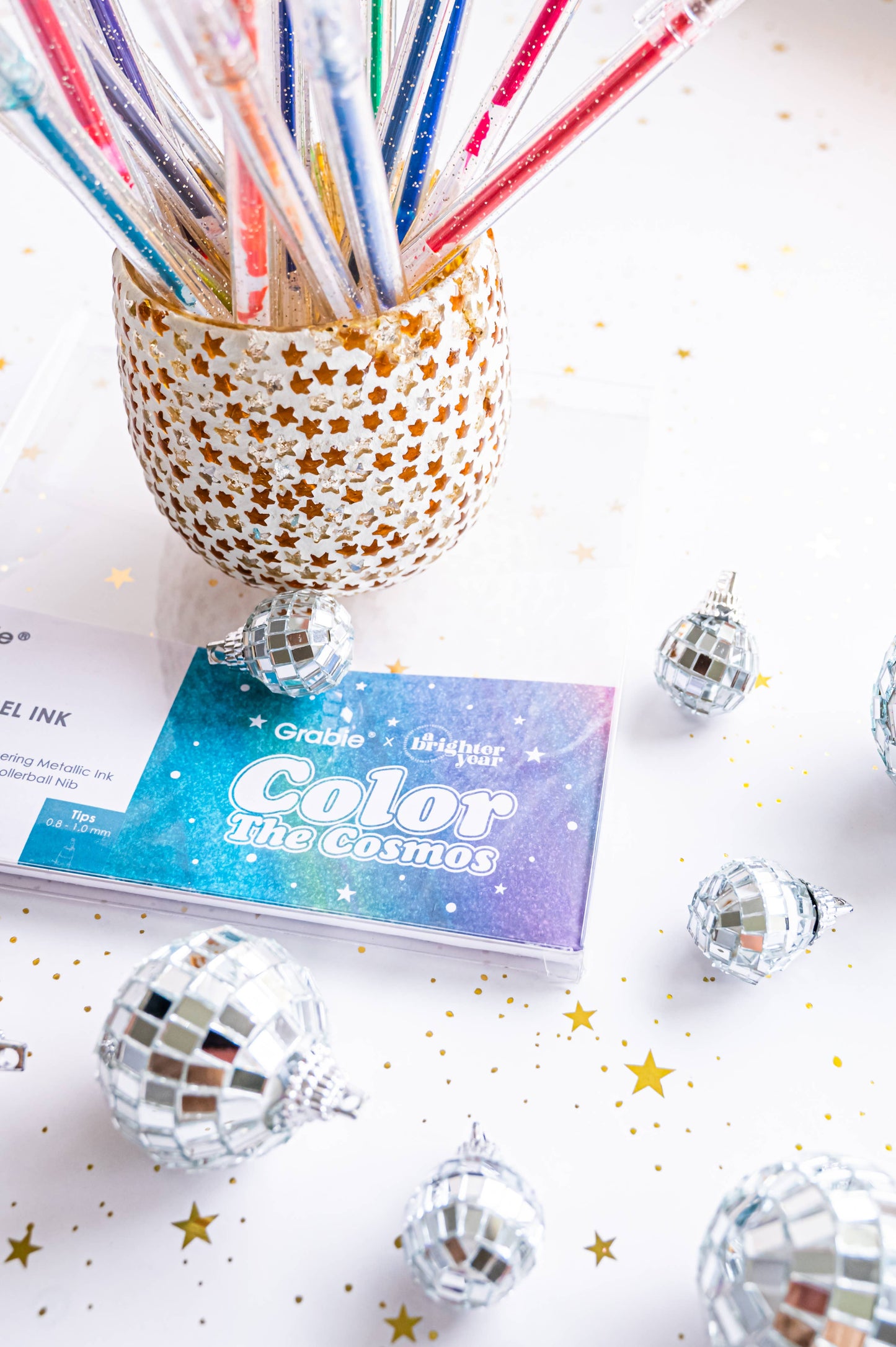 A Brighter Year - Grabie x A Brighter Year — Color The Cosmos Glitter Gel Pens