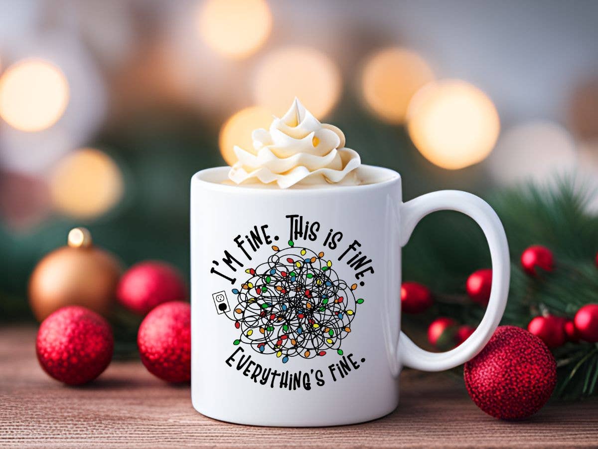 Sister Ray - This is Fine Christmas Lights 11 oz Coffee Mug