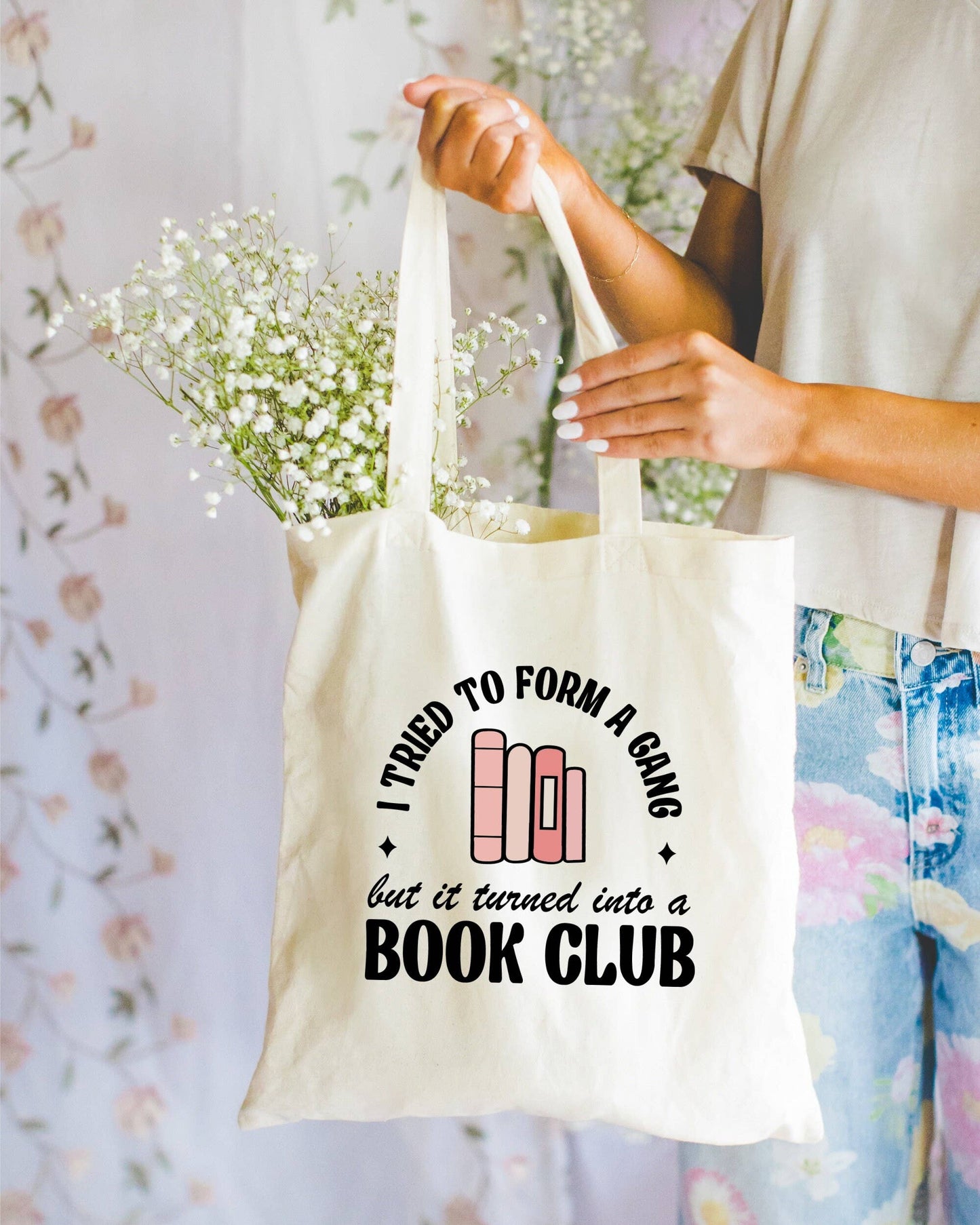 256 Craft Co - Book Club Gang Canvas Tote Bag
