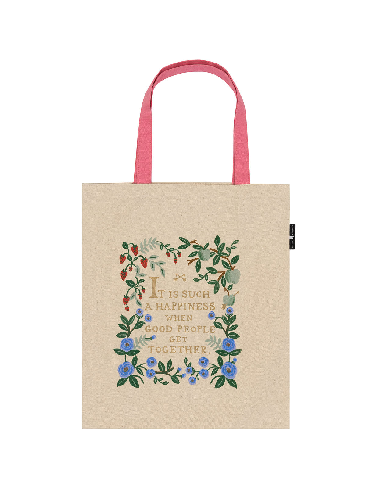 Emma (Puffin in Bloom) Tote Bag