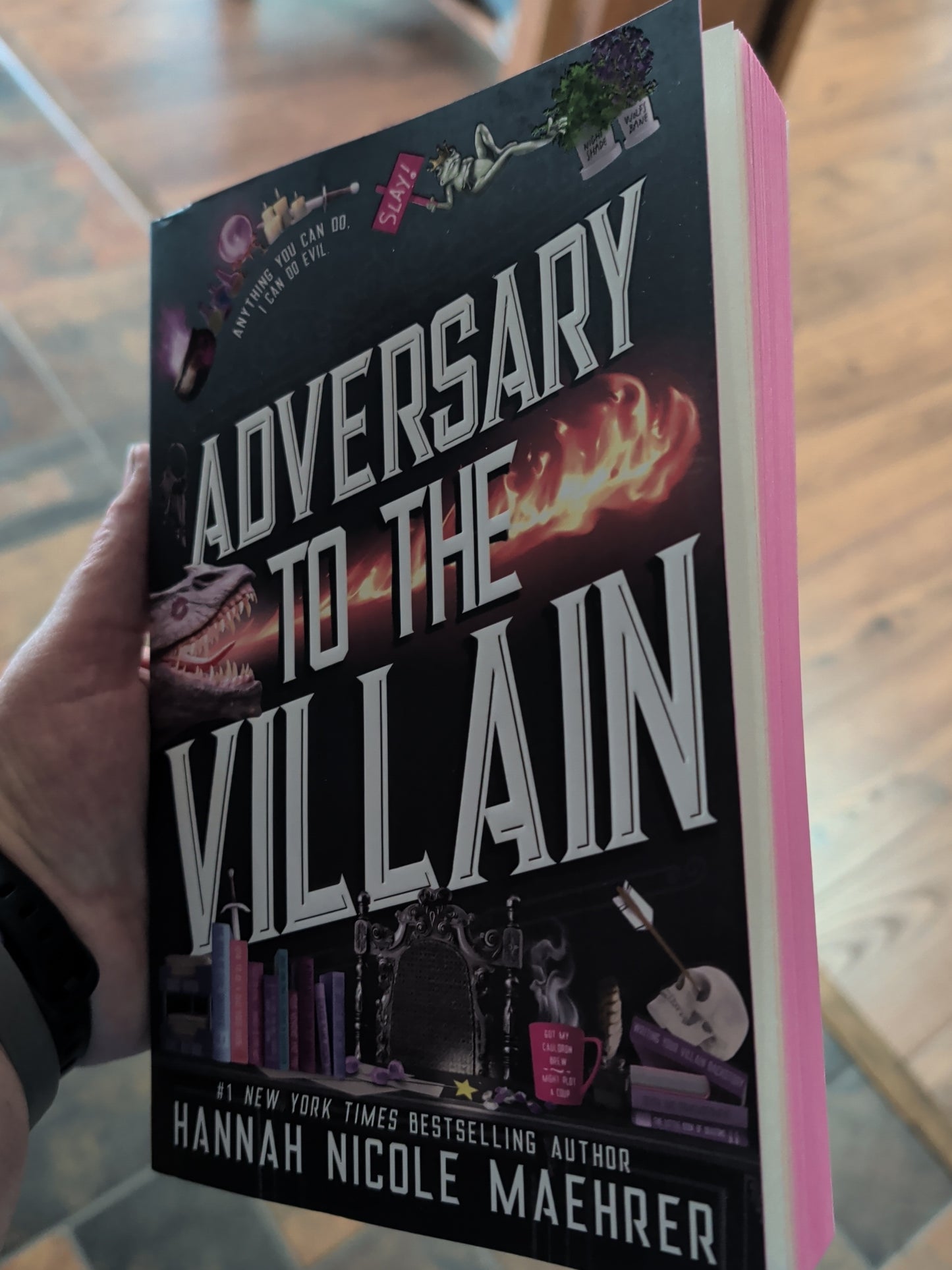 Adversary to the Villain (Assistant and the Villain, 4) by Hannah Nicole Maehrer