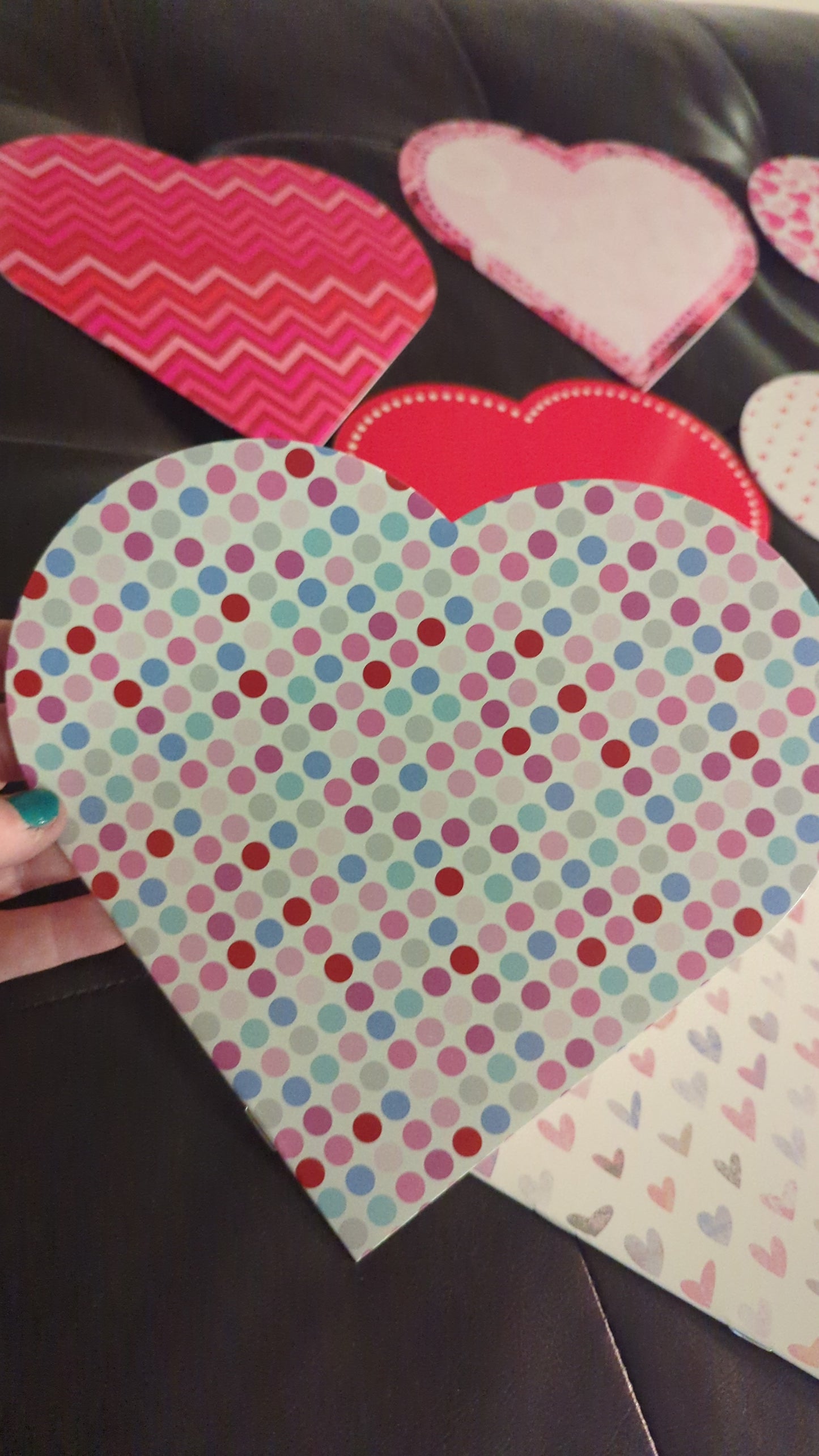 Heart shaped blank book