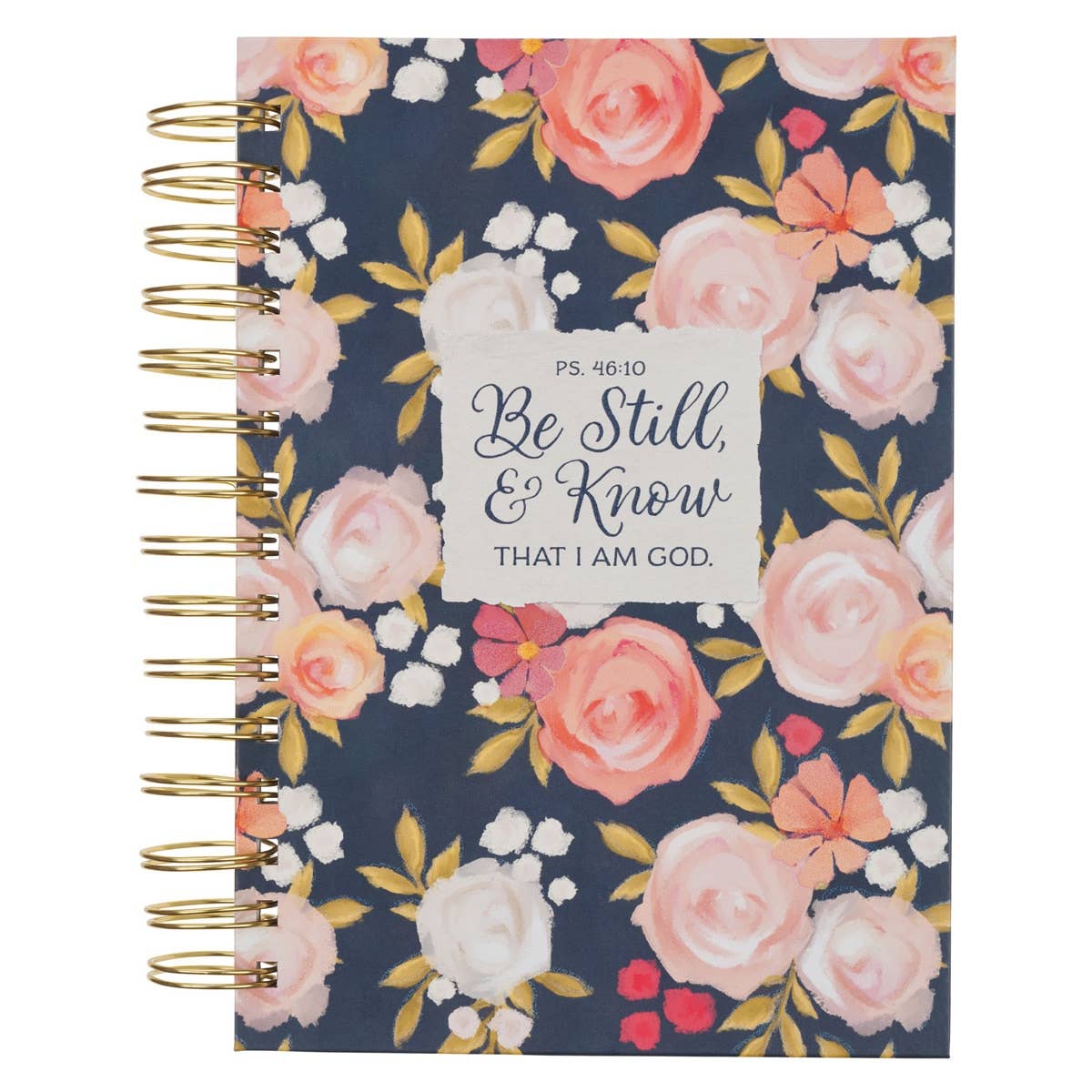 Christian Art Gifts - Journal Spiral-bound Be Still Ps. 46:10