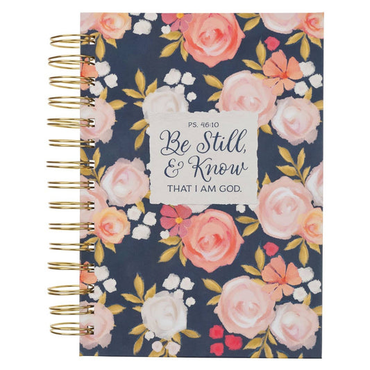 Christian Art Gifts - Journal Spiral-bound Be Still Ps. 46:10