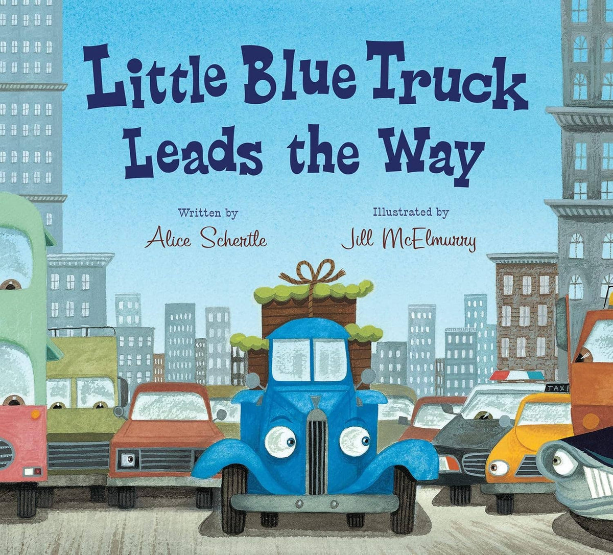 HarperCollins - Little Blue Truck Leads the Way Board Book: Alice Schertle