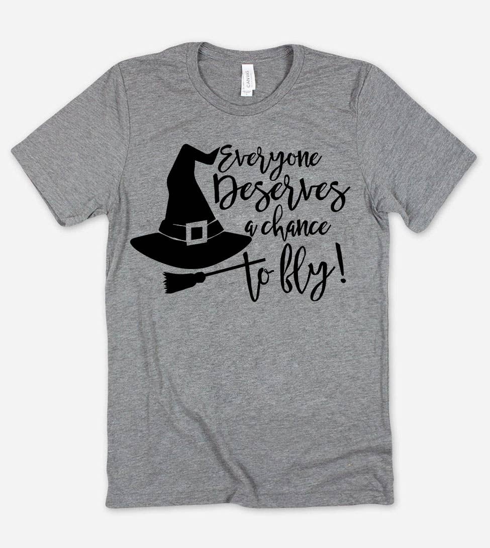 House Of Rodan - Everyone Deserves A Chance - Fall Witch Halloween T-Shirt