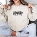 Wholehearted Motherhood and Co. - Read Your Bible Self Care Sweatshirt - Christian Spring Tee