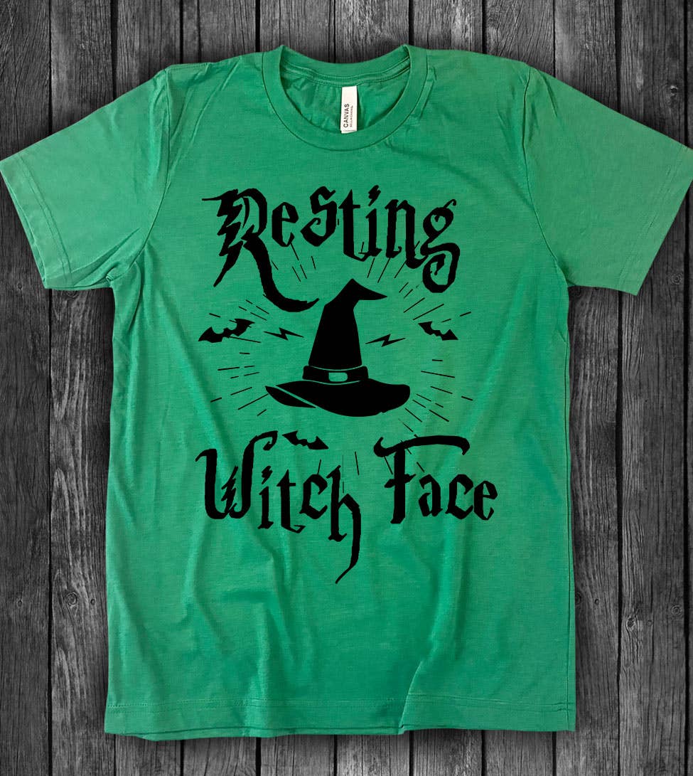 House Of Rodan - Resting Witch Face - Fall Halloween Sassy Witch Fun T-Shirt