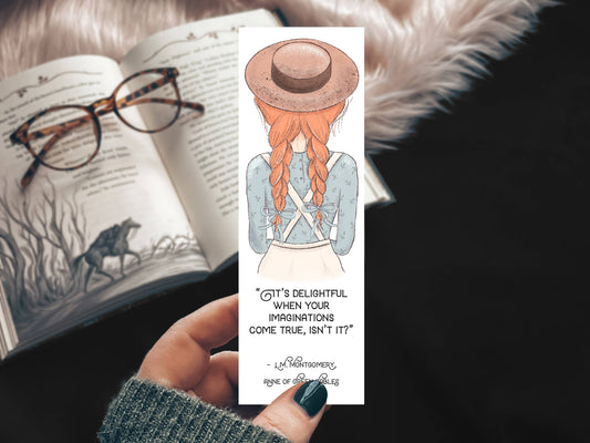 Mirkwood Scribes - Anne of Green Gables Quote Bookmark