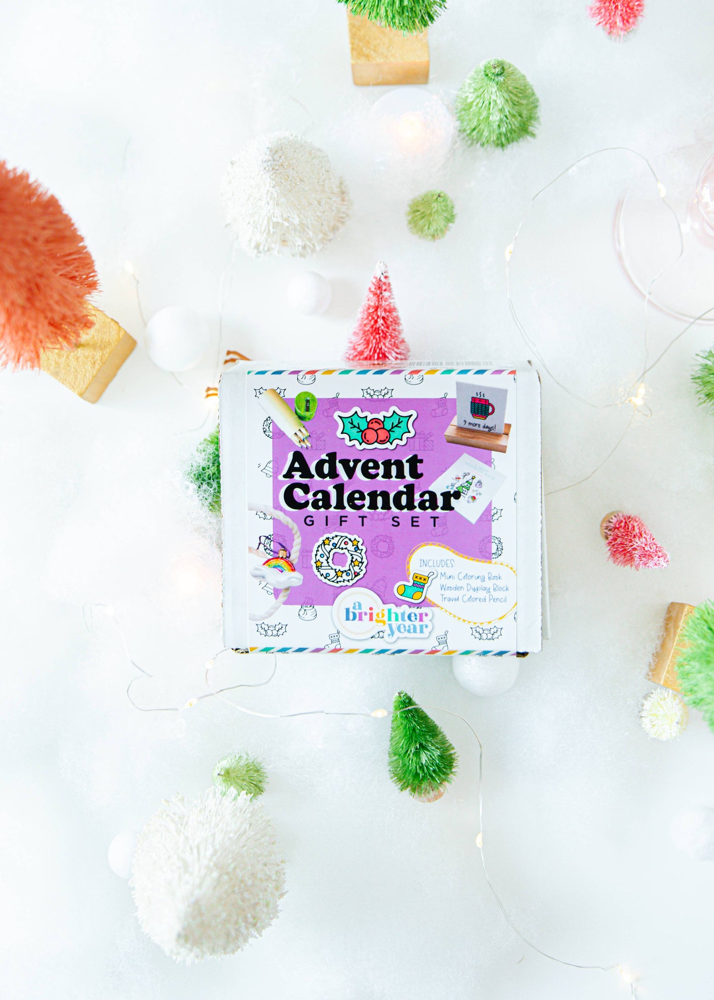 A Brighter Year - Color Your Own Advent Calendar Gift Set, Christmas 2025 Gift