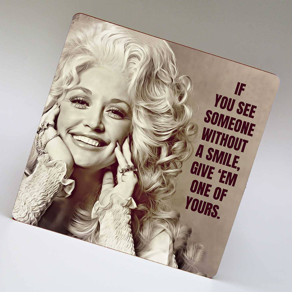 Dolly Parton - 3" Square Magnet