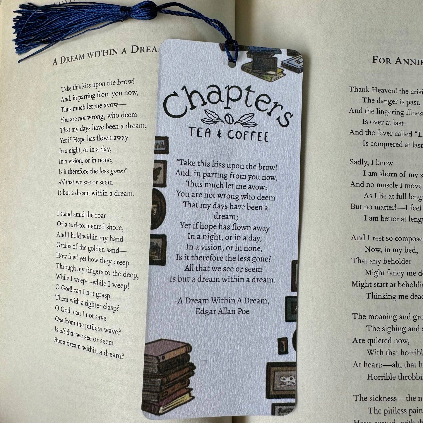 Chapters Tea - A Dream Within A Dream Bookmark