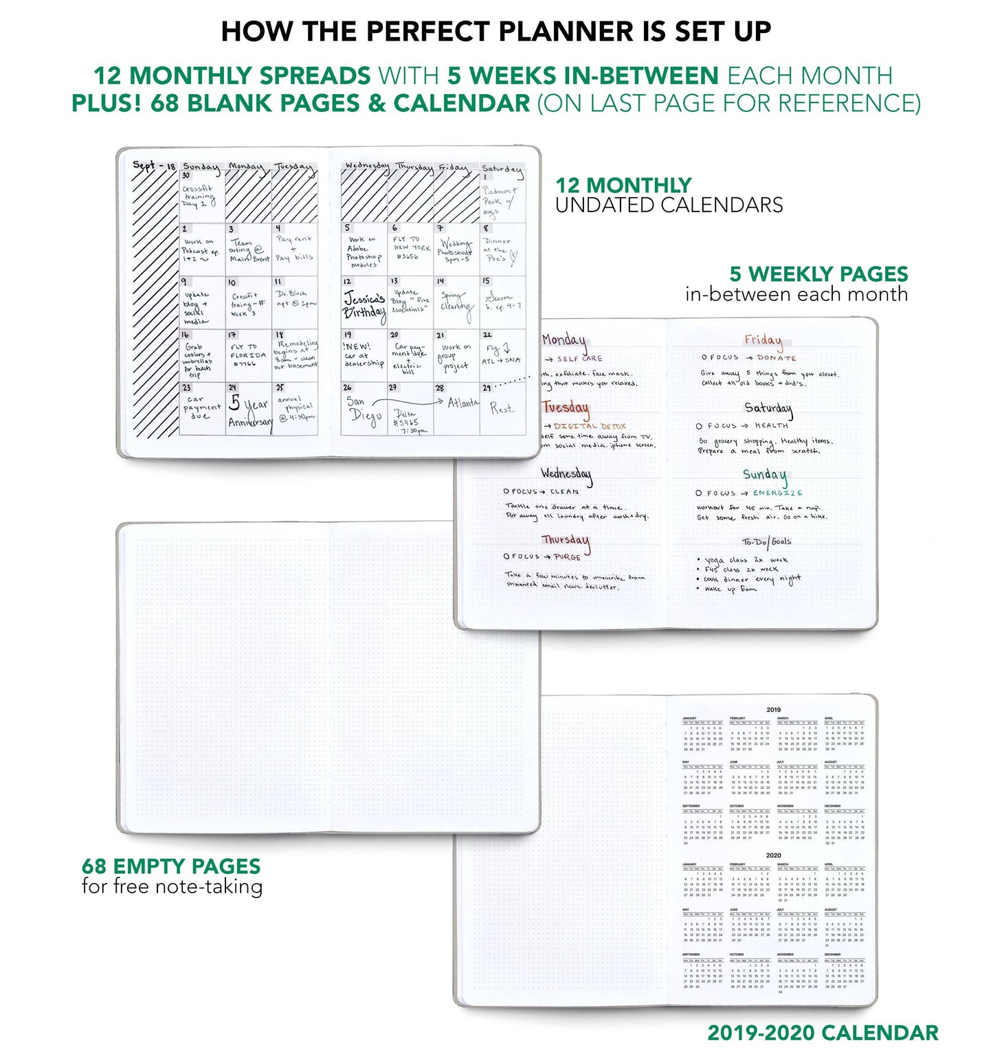 Bullet Keeper - Perfect Planner - Monthly & Weekly