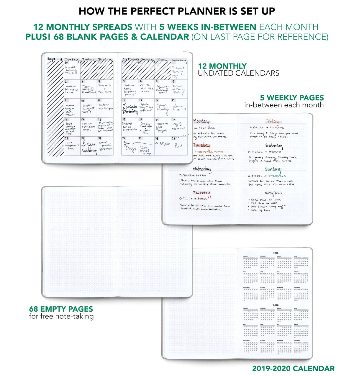 Bullet Keeper - Perfect Planner - Monthly & Weekly