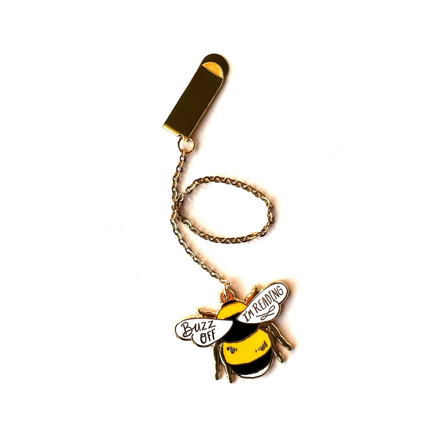 Pineapple Sundays Design Studio - Bumble Bee Enamel Pin Bookmark