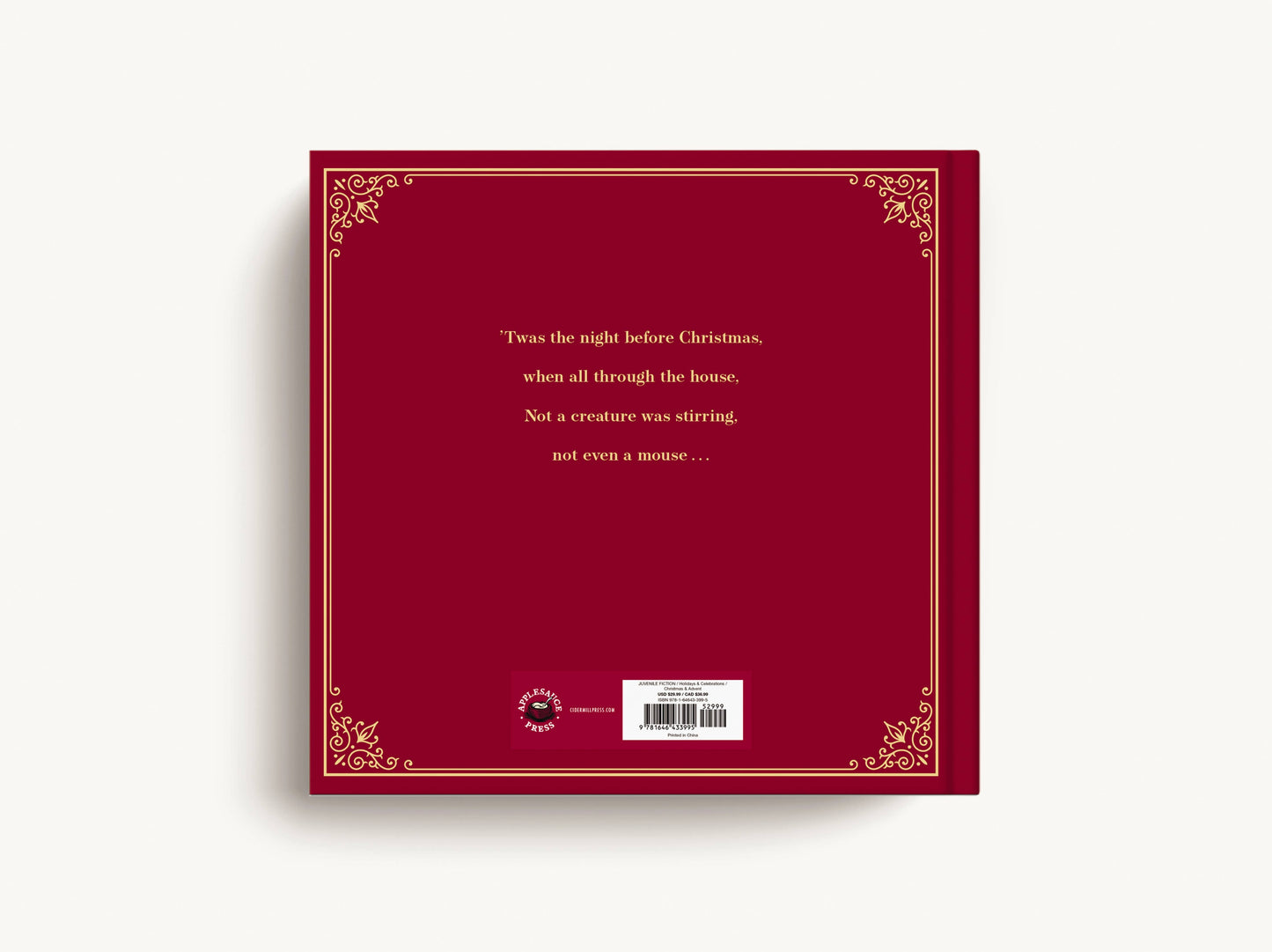 HarperCollins Focus - The Night Before Christmas :Collectible Faux Leather Edition