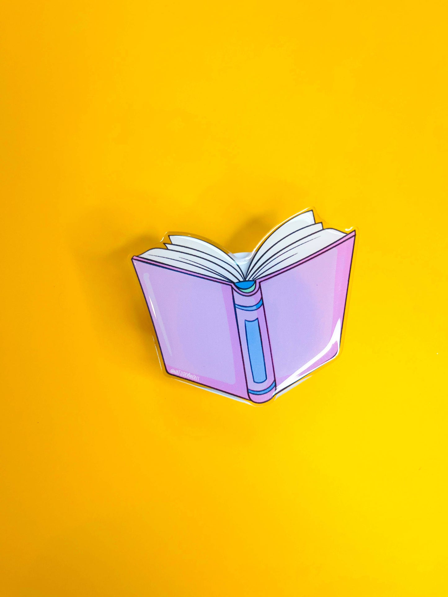 NatterDoodle - Call Me Bookish Phone Grip Reading Teacher Book Library Pink