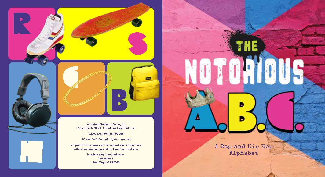 Laughing Elephant Books - The Notorious A.B.C.-Children's Board Book