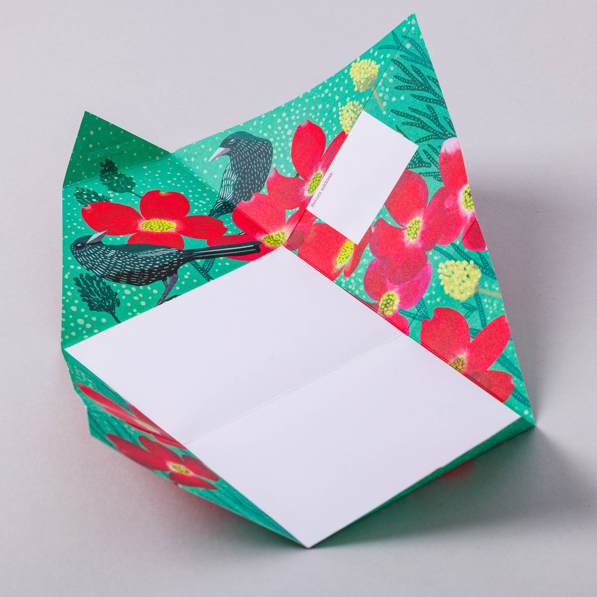 pigeonposted - Dusk to Dawn Pigeon, Folding Letter Set – Pack of 6