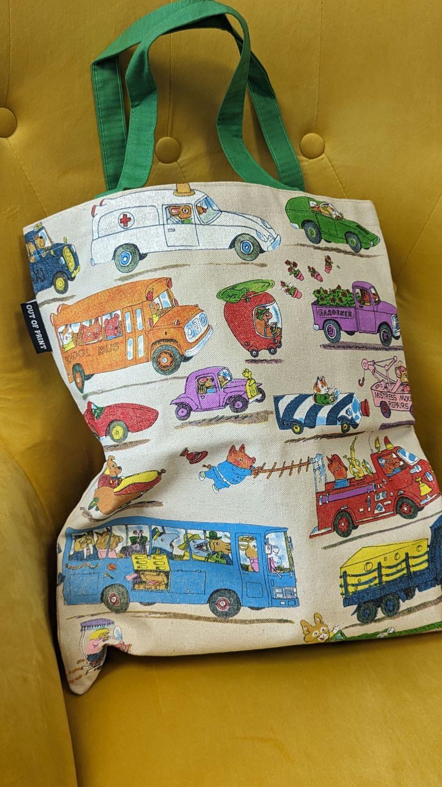 Richard Scarry: Cars and Trucks and Things That Go Tote Bag