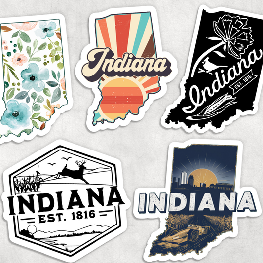 Expression Design Co - Indiana Stickers