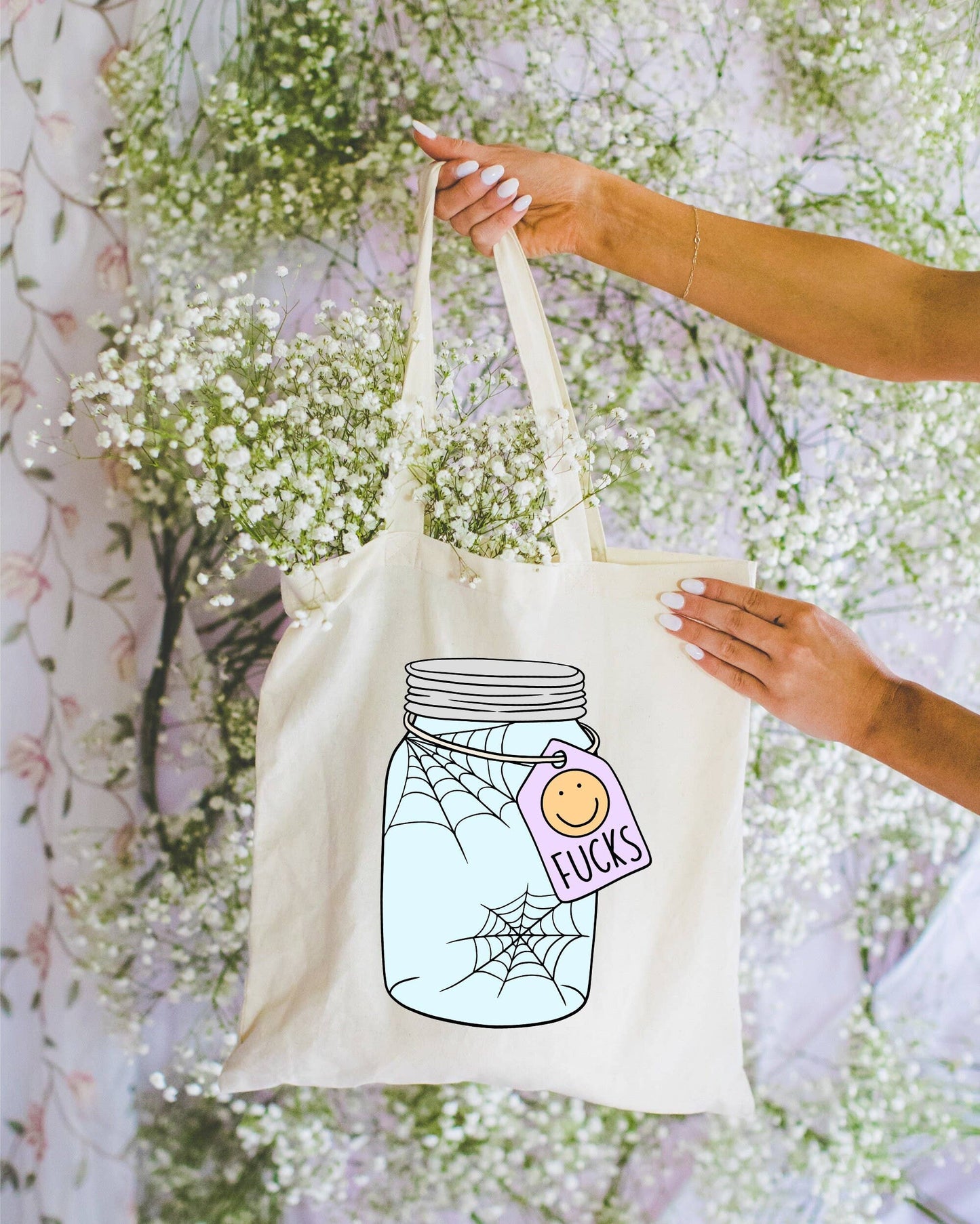 256 Craft Co - Zero Fucks Jar Canvas Tote Bag