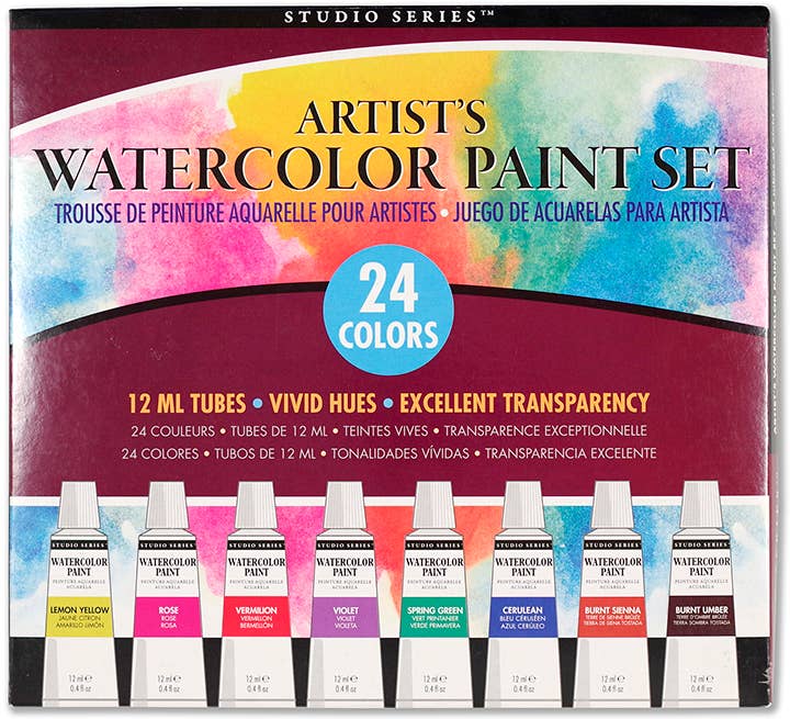 Peter Pauper Press - Studio Series Artist's Watercolor Paint Set