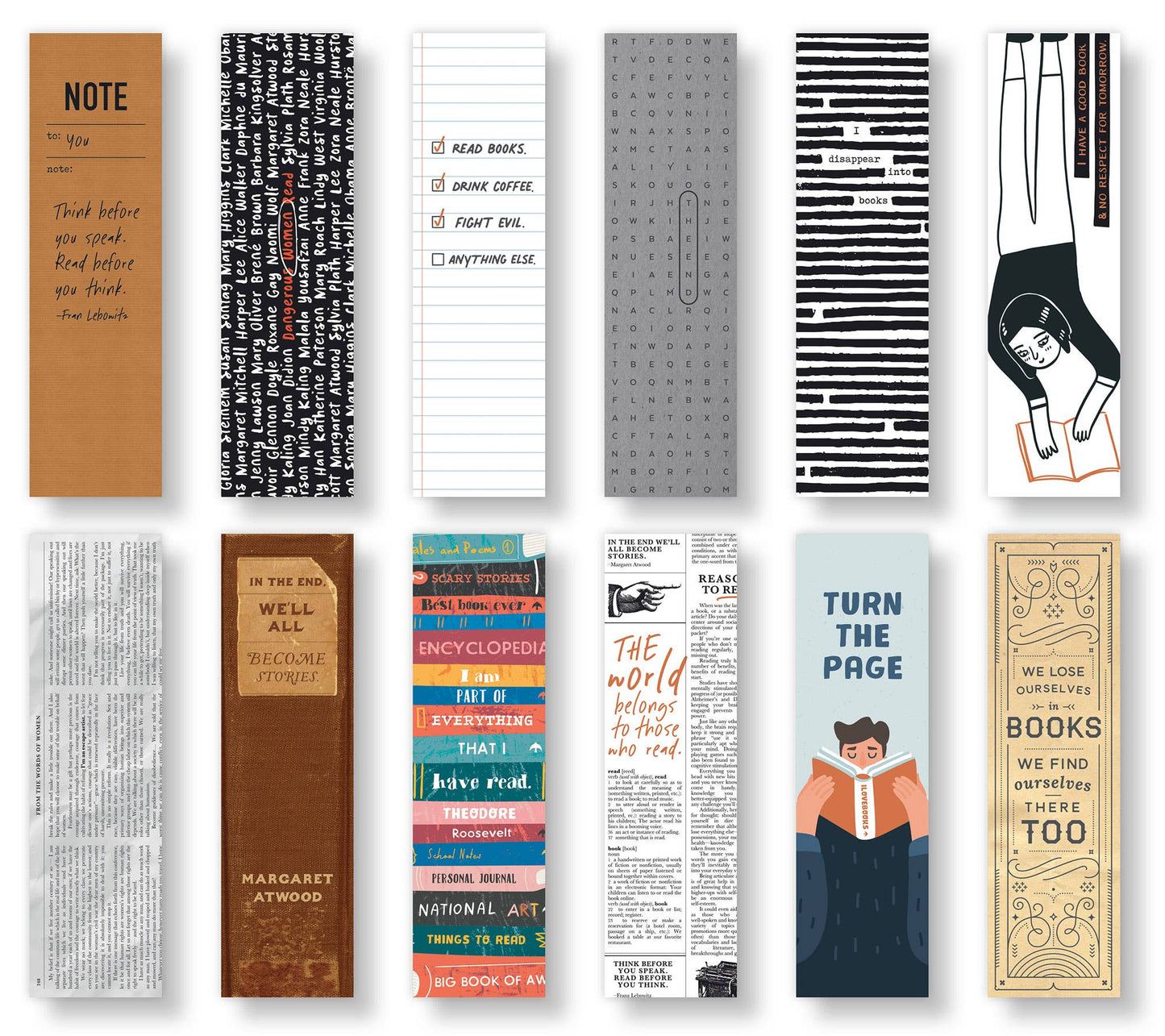 Gibbs Smith - I Love Books Bookmarks