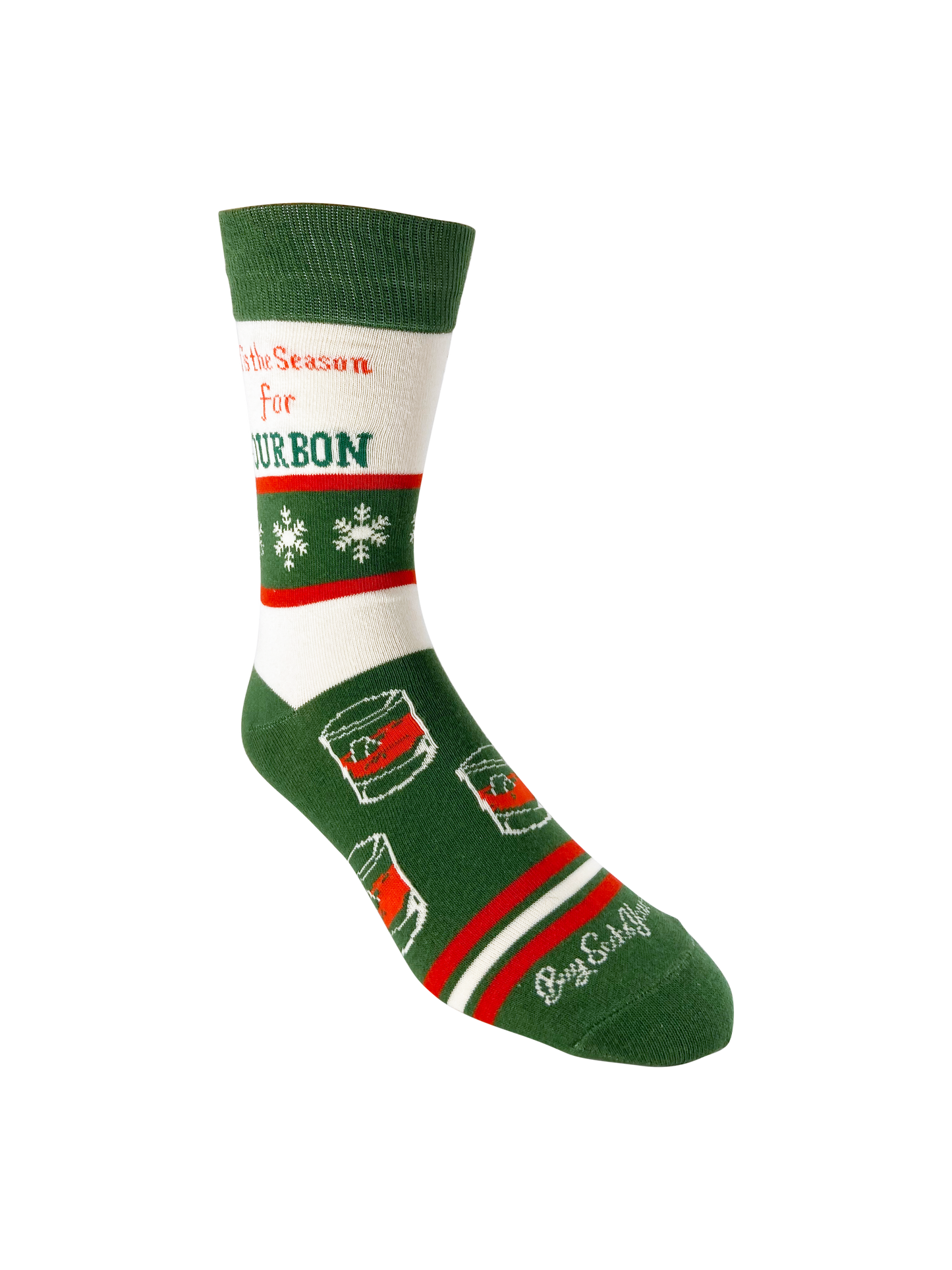 Buy Socks You All - Tis the Season for Bourbon - Men's Socks