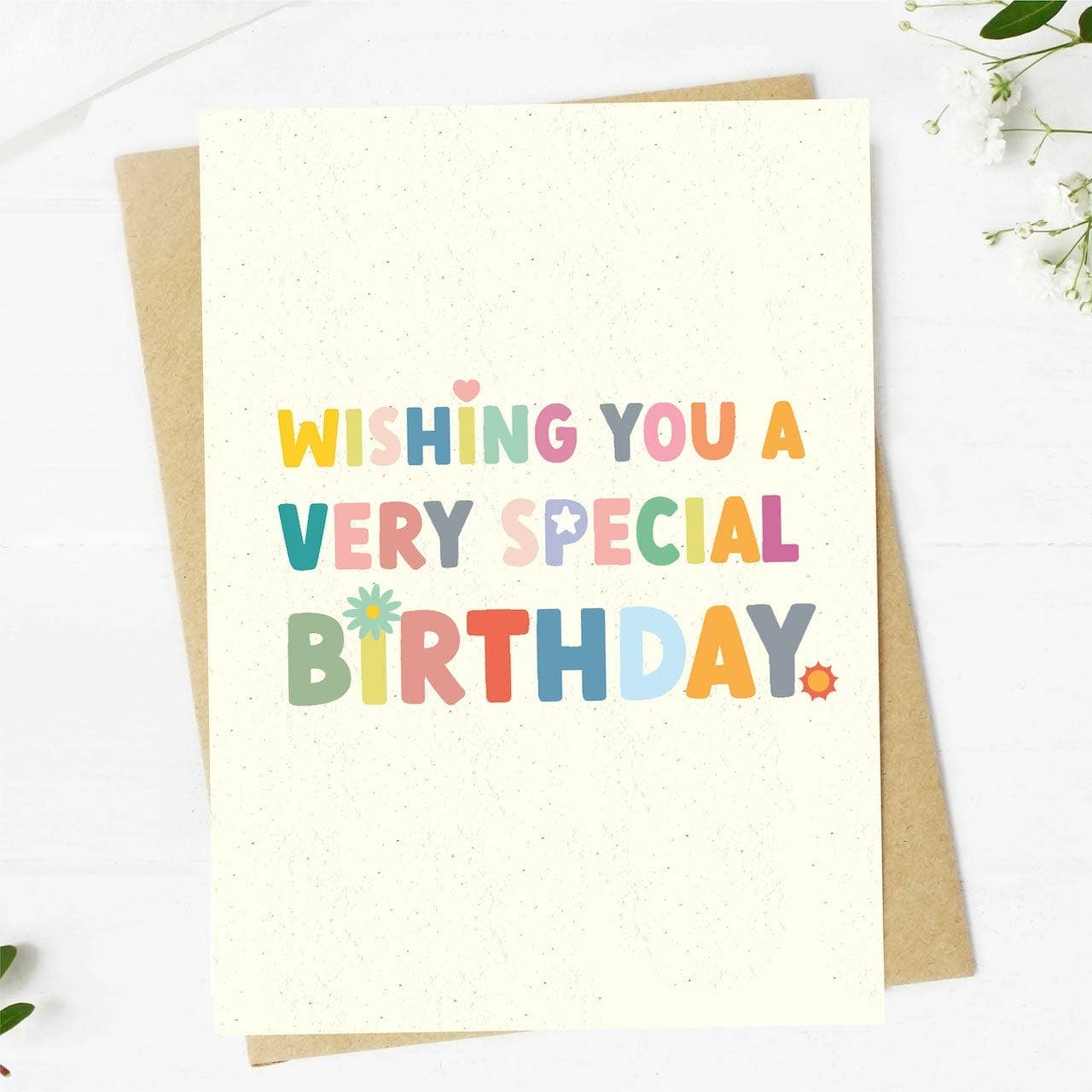 Big Moods - "Wishing you a very special birthday" birthday card